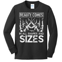 Beauty Comes In All Shapes And Sizes Kids Long Sleeve Shirt