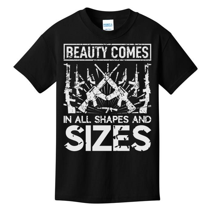 Beauty Comes In All Shapes And Sizes Kids T-Shirt