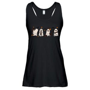 Black Cats In Cute Ghost Cat Halloween Gift Ladies Essential Flowy Tank