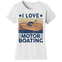 Boat Captain I Love Motorboating Motorboating Women's T-Shirt