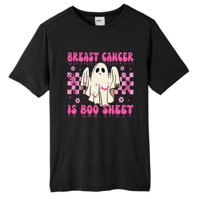 Breast Cancer Is Boo Sheet Halloween Breast Cancer Awareness Tall Fusion ChromaSoft Performance T-Shirt