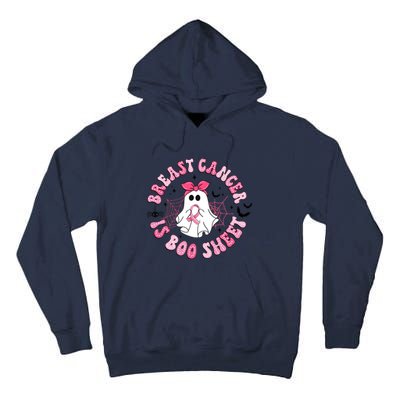 Breast Cancer Is Boo Sheet Cute Ghost Ghoul Halloween Cancer Fighter Tall Hoodie