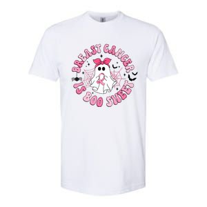 Breast Cancer Is Boo Sheet Cute Ghost Ghoul Halloween Cancer Fighter Softstyle CVC T-Shirt