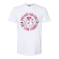 Breast Cancer Is Boo Sheet Cute Ghost Ghoul Halloween Cancer Fighter Softstyle CVC T-Shirt