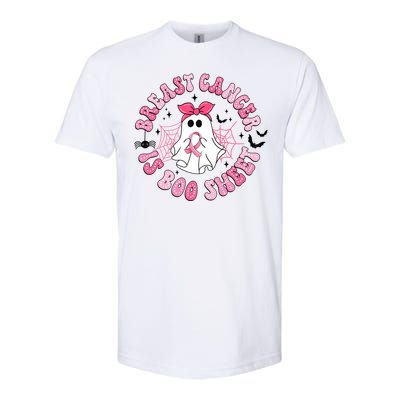 Breast Cancer Is Boo Sheet Cute Ghost Ghoul Halloween Cancer Fighter Softstyle CVC T-Shirt