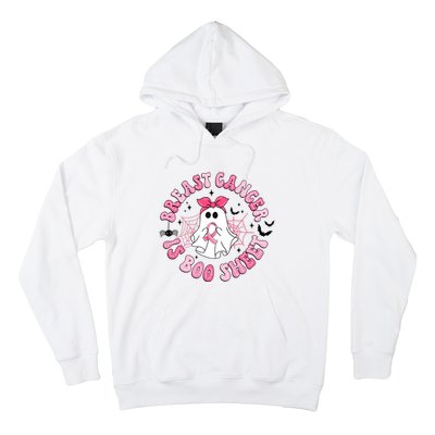 Breast Cancer Is Boo Sheet Cute Ghost Ghoul Halloween Cancer Fighter Hoodie