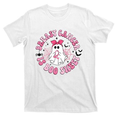 Breast Cancer Is Boo Sheet Cute Ghost Ghoul Halloween Cancer Fighter T-Shirt