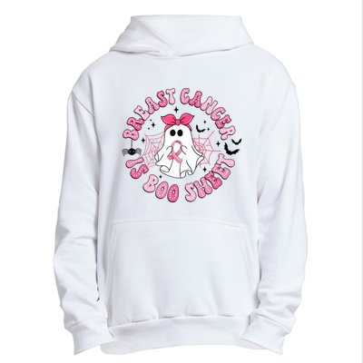 Breast Cancer Is Boo Sheet Cute Ghost Ghoul Halloween Cancer Fighter Urban Pullover Hoodie