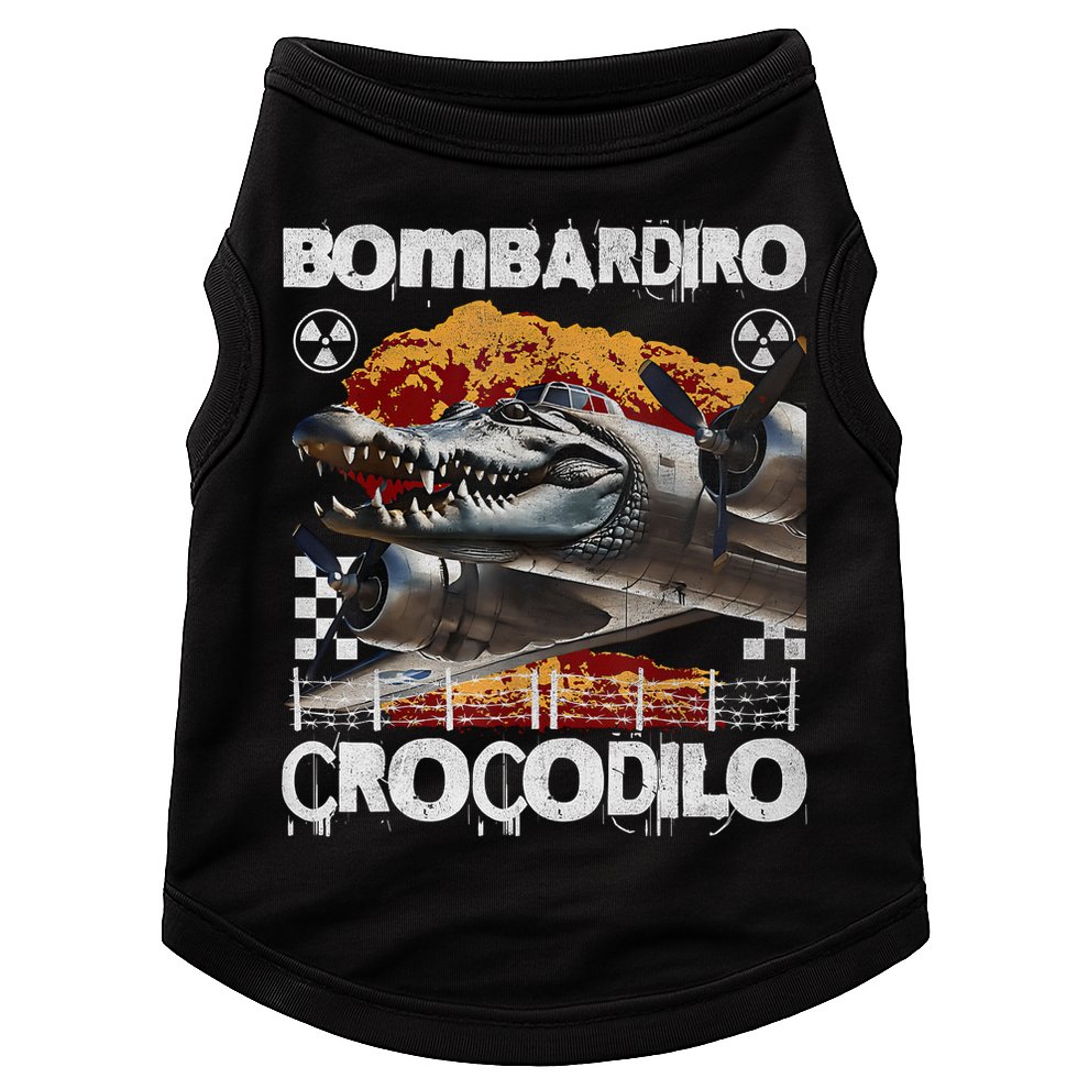 Bombardiro Crocodilo - Italian Brainrot Meme  Doggie Tank