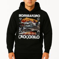 Bombardiro Crocodilo - Italian Brainrot Meme  Hoodie