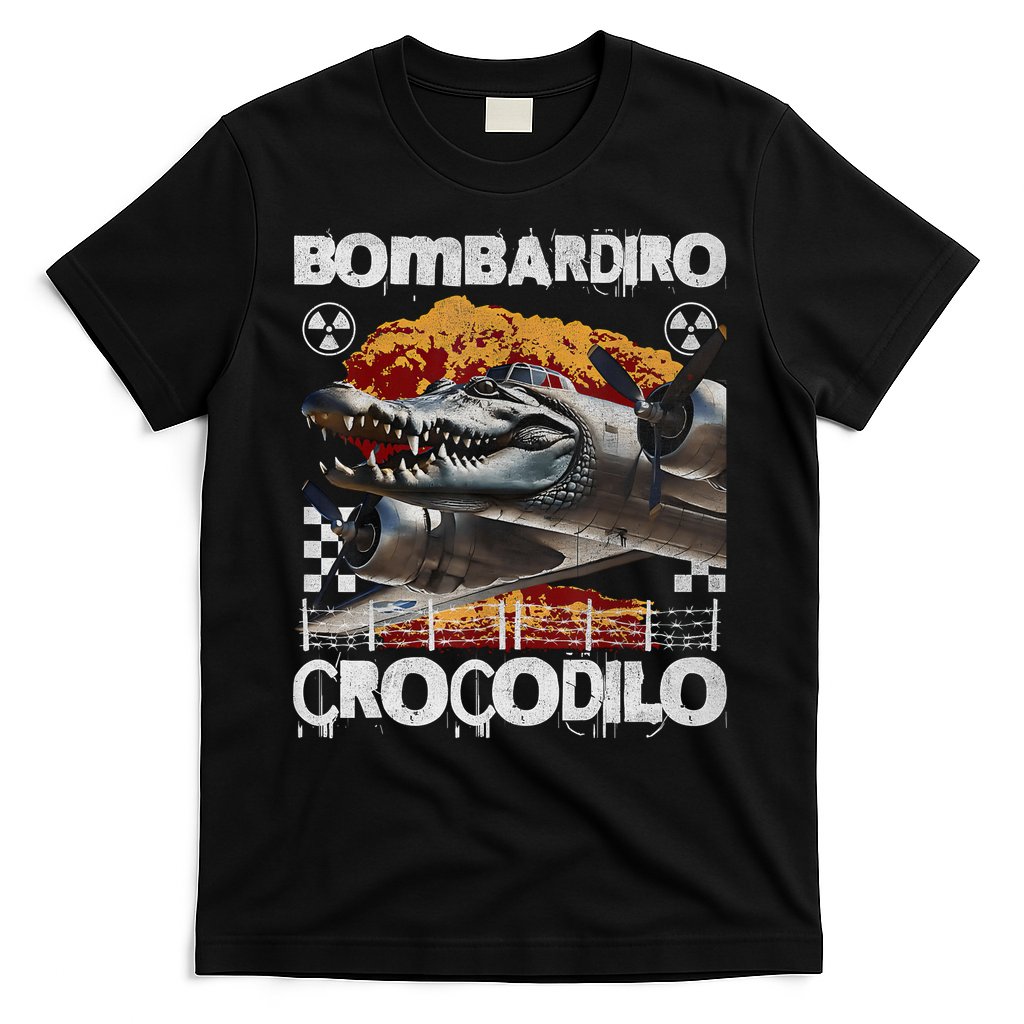 Bombardiro Crocodilo - Italian Brainrot Meme  T-Shirt