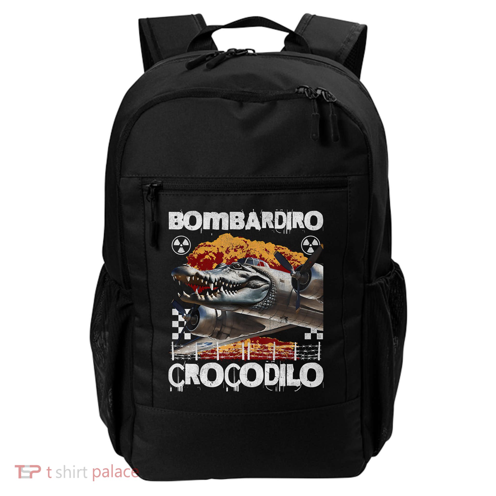 Bombardiro Crocodilo - Italian Brainrot Meme  Backpack