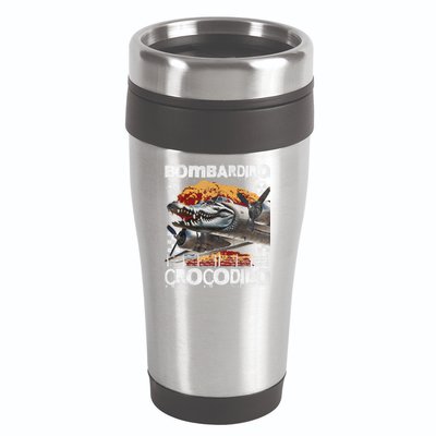 Bombardiro Crocodilo - Italian Brainrot Meme  16oz Travel Tumbler