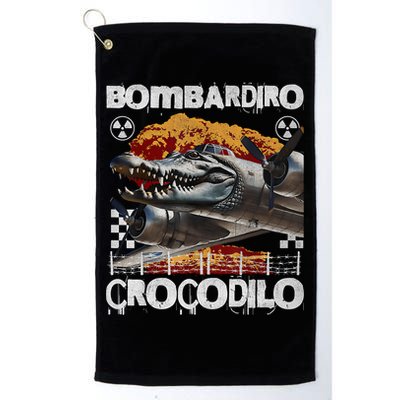 Bombardiro Crocodilo - Italian Brainrot Meme  Golf Towel
