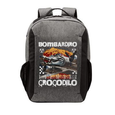 Bombardiro Crocodilo - Italian Brainrot Meme  Vector Backpack