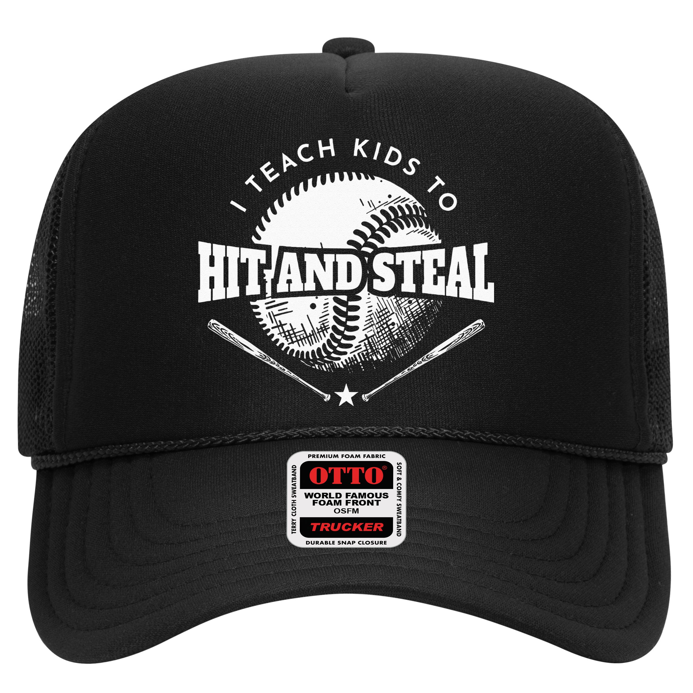 Baseball Coach I Teach Kids To Hit And Steal Hat