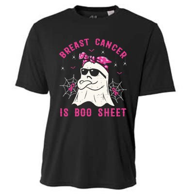 Breast Cancer Is Boo Sheet Breast Cancer Warrior Halloween Cooling Performance Crew T-Shirt