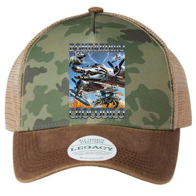 Bombardiro Crocodilo - Italian Brainrot Meme Legacy Tie Dye Trucker Hat
