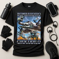 Bombardiro Crocodilo - Italian Brainrot Meme Cooling Performance Crew T-Shirt