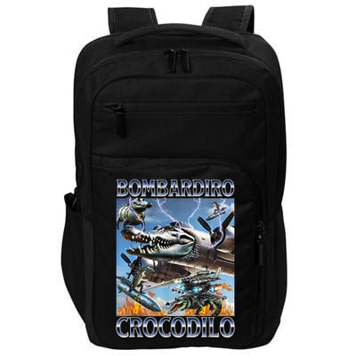 Bombardiro Crocodilo - Italian Brainrot Meme Impact Tech Backpack