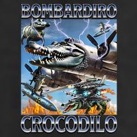 Bombardiro Crocodilo - Italian Brainrot Meme Adult Drive Performance Visor