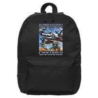 Bombardiro Crocodilo - Italian Brainrot Meme 16 in Basic Backpack