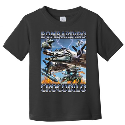 Bombardiro Crocodilo - Italian Brainrot Meme Toddler T-Shirt