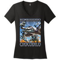 Bombardiro Crocodilo - Italian Brainrot Meme Women's V-Neck T-Shirt