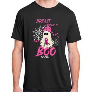 Breast Cancer Is Boo Sheet Halloween Breast Cancer Awareness Adult ChromaSoft Performance T-Shirt