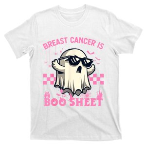 Breast Cancer Is Boo Sheet Halloween Breast Cancer Awareness T-Shirt