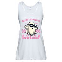 Breast Cancer Is Boo Sheet Halloween Breast Cancer Awareness Ladies Essential Flowy Tank