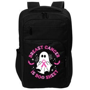 Breast Cancer Is Boo Sheet Awareness Halloween Ghost Gift Impact Tech Backpack