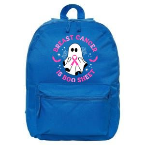 Breast Cancer Is Boo Sheet Awareness Halloween Ghost Gift 16 in Basic Backpack