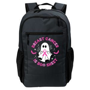 Breast Cancer Is Boo Sheet Awareness Halloween Ghost Gift Daily Commute Backpack