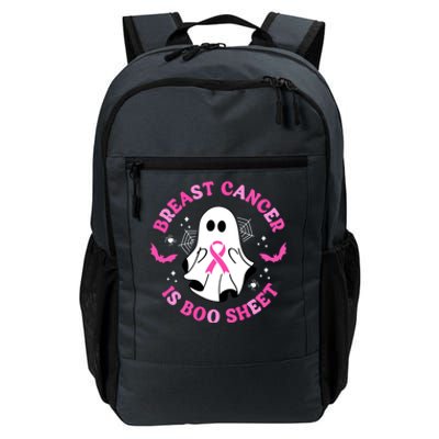 Breast Cancer Is Boo Sheet Awareness Halloween Ghost Gift Daily Commute Backpack