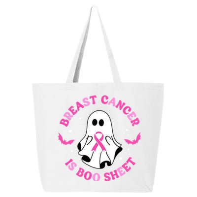 Breast Cancer Is Boo Sheet Awareness Halloween Ghost Gift 25L Jumbo Tote