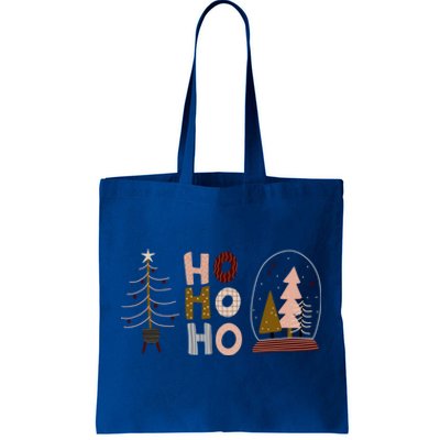 Boho Christmas I Love Christmas Ho Ho Ho Cute Holiday Gift Tote Bag