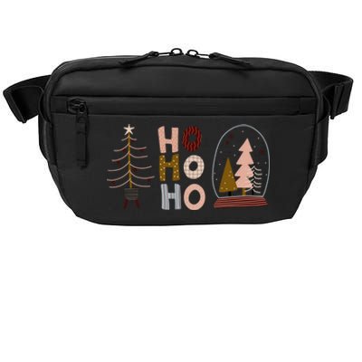 Boho Christmas I Love Christmas Ho Ho Ho Cute Holiday Gift Crossbody Pack