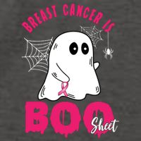 Breast Cancer Is Boo Sheet Halloween Ghost Vector Backpack