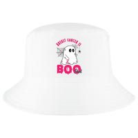 Breast Cancer Is Boo Sheet Halloween Ghost Cool Comfort Performance Bucket Hat