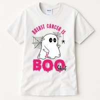 Breast Cancer Is Boo Sheet Halloween Ghost Tall T-Shirt