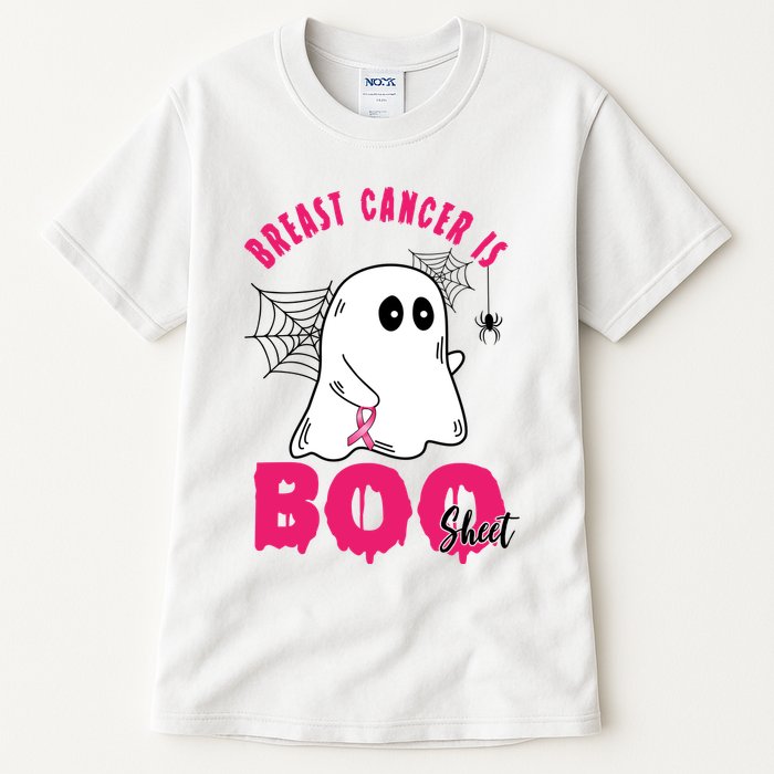 Breast Cancer Is Boo Sheet Halloween Ghost Tall T-Shirt