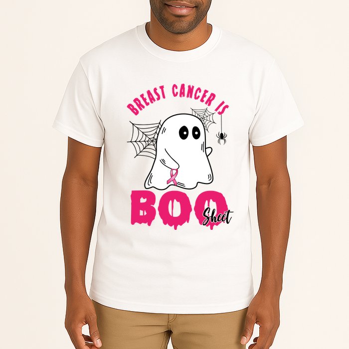 Breast Cancer Is Boo Sheet Halloween Ghost Tall T-Shirt