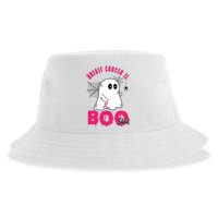 Breast Cancer Is Boo Sheet Halloween Ghost Sustainable Bucket Hat