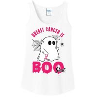 Breast Cancer Is Boo Sheet Halloween Ghost Ladies Essential Tank