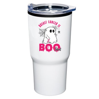 Breast Cancer Is Boo Sheet Halloween Ghost Tumbler