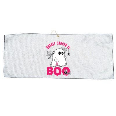 Breast Cancer Is Boo Sheet Halloween Ghost Large Microfiber Waffle Golf Towel