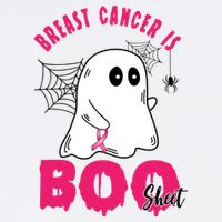 Breast Cancer Is Boo Sheet Halloween Ghost Baby Bodysuit