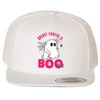 Breast Cancer Is Boo Sheet Halloween Ghost Wool Snapback Cap