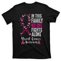 Breast Cancer In This Family No One Fight Alone T-Shirt